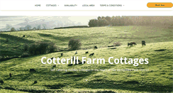 Desktop Screenshot of cotterillfarm.co.uk